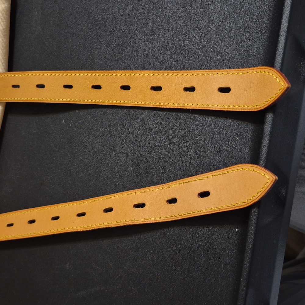 Louis Vuitton Tan Leather Strap with Gold Hardware - Picture 8 of 16